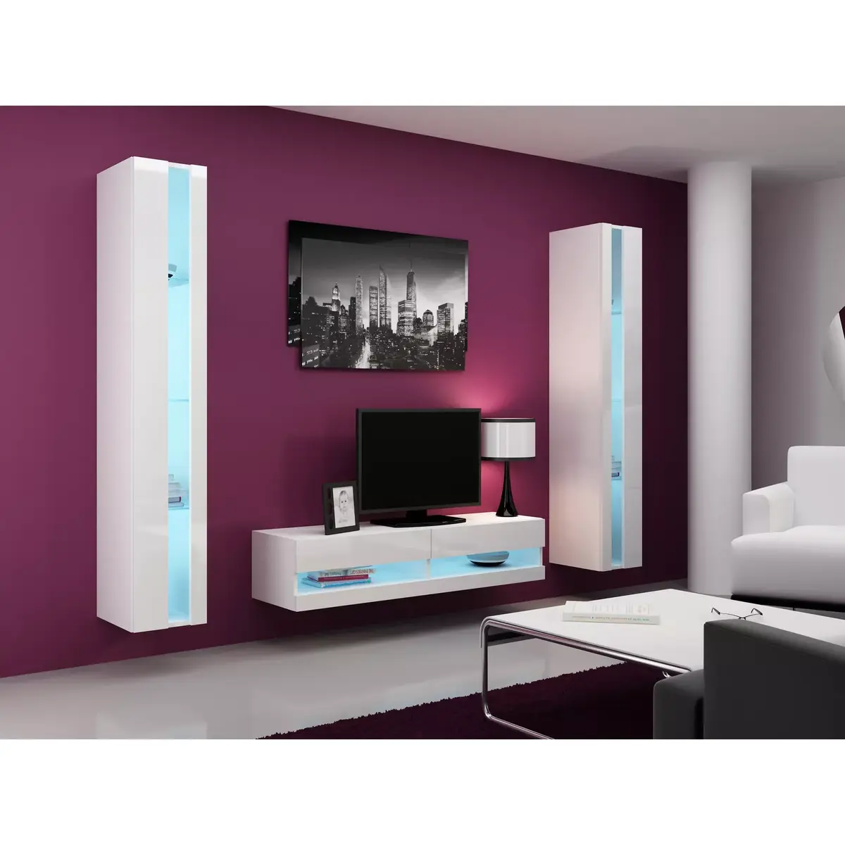Shelving unit cama meble VIGO NEW 1800×400×300 Photo 4