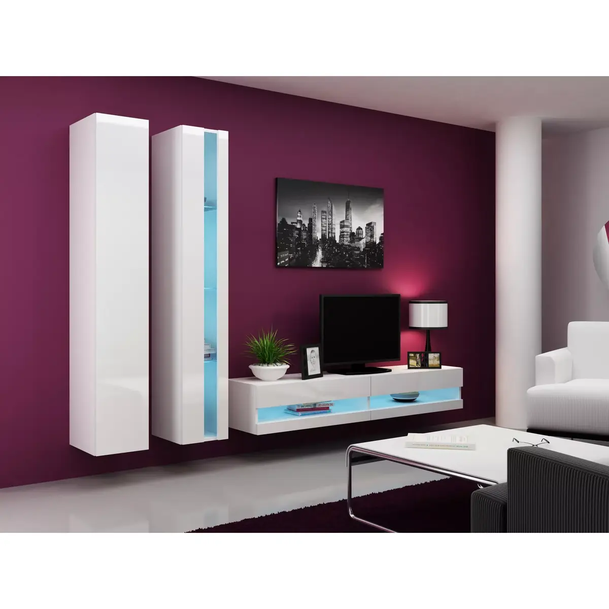 Shelving unit cama meble VIGO NEW 1800×400×300 Photo 7