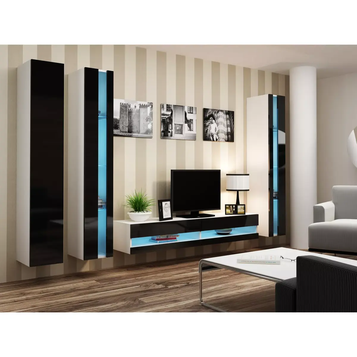 Plaukts cama meble VIGO NEW 180×40×30 cm Photo 9