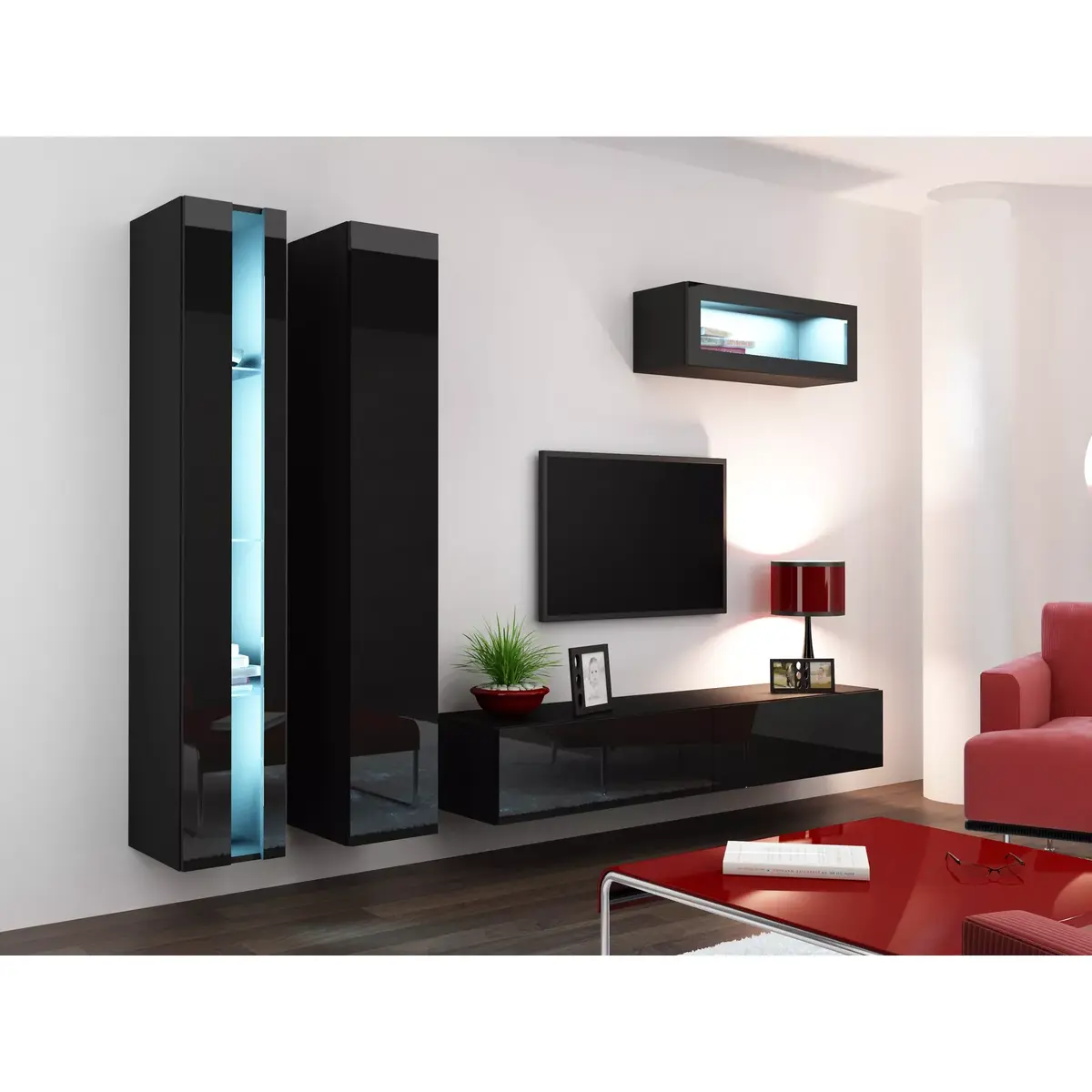 Shelving unit cama meble VIGO NEW 180x40x30 cm Photo 5