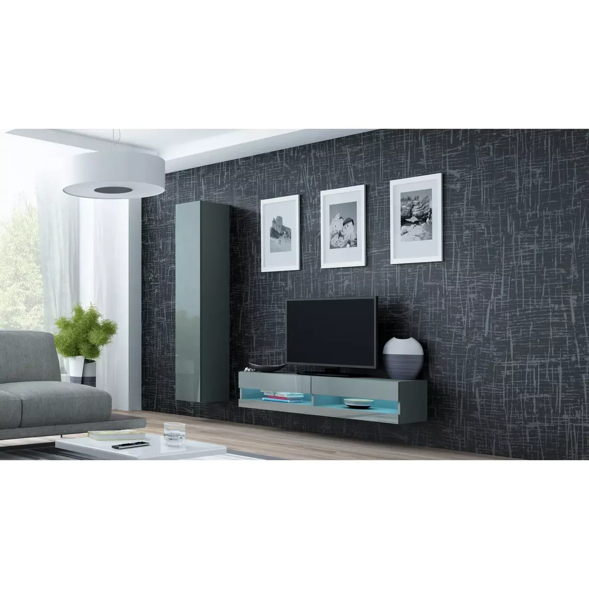 ТВ-тумба Cama Meble VIGO NEW 30/140/40 Photo 2
