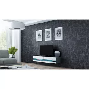 Cama TV stand VIGO NEW 30/140/40 grey/white gloss