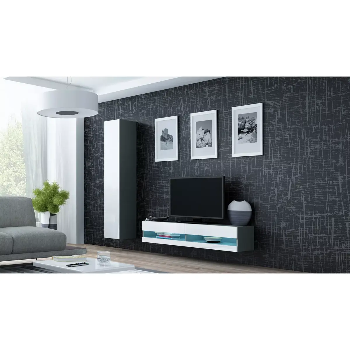 Тумба под ТВ Cama Meble VIGO NEW 30/140/40 Photo 2