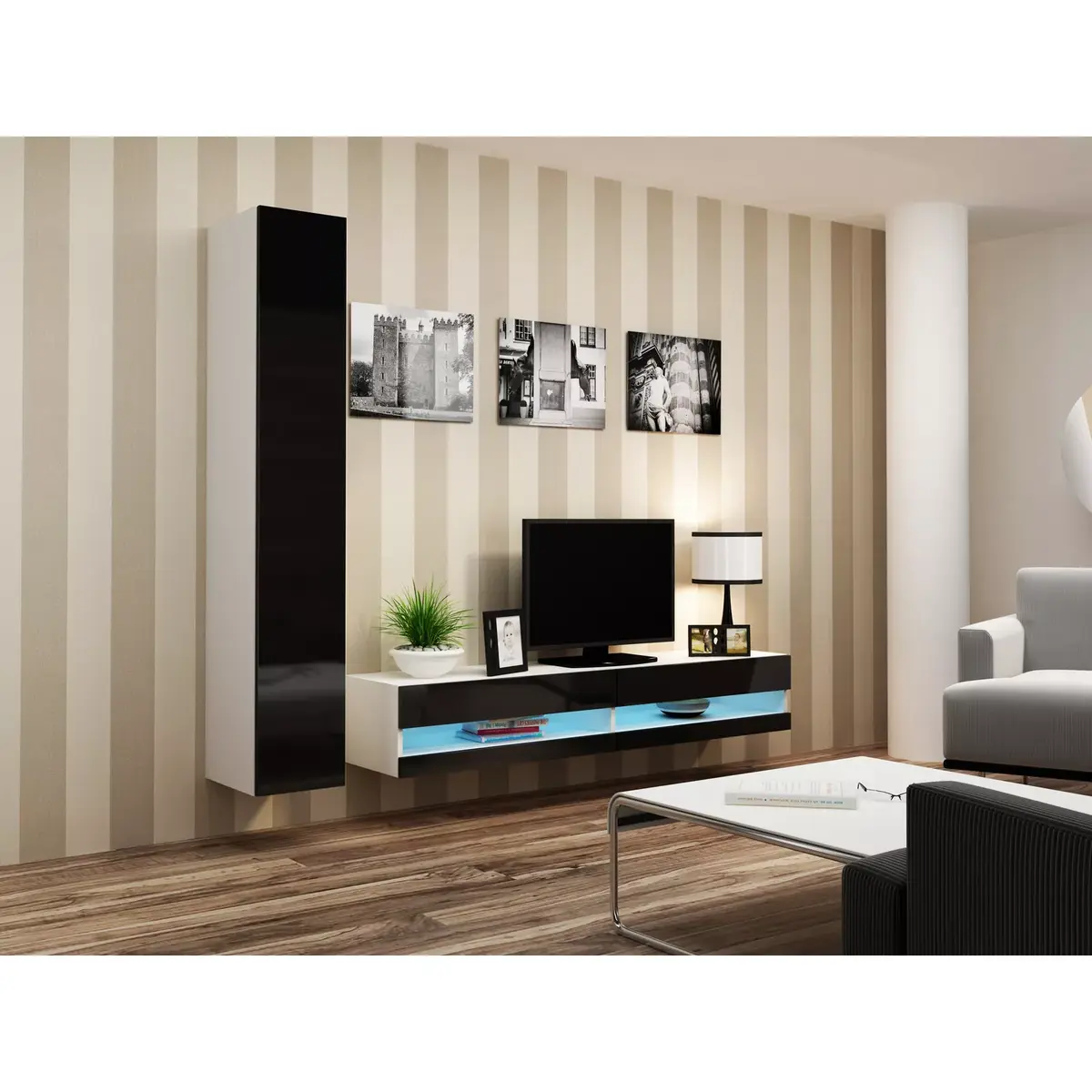 Cama RTVVIGO180N b/c TV stand/entertainment centre RTVVIGO180N B/C Photo 2