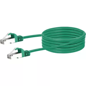 Schwaiger CKB6010 059 tīkla kabelis Zaļš 1 m Cat6 SF/UTP (S-FTP)
