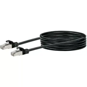 Сетевой кабель Schwaiger CKB6025 053 RJ-45 Cat6 2.5 м Черный