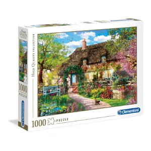 Jigsaw puzzle Clementoni The Old Cottage 1000 pcs, Landscape, 281×370 mm, ages 10–99