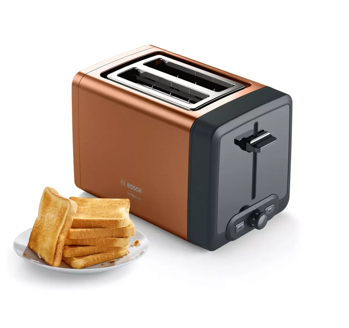 Toaster Bosch TAT4P429 — 2-slice 970 W Photo 2