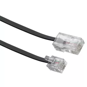Network Cable Schwaiger 6.0m RJ-11 - RJ-45 6m Black