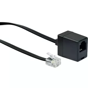 Network Cable Schwaiger 10m RJ-11 - RJ-11 Black
