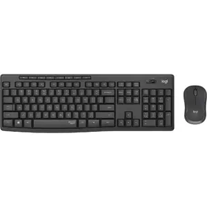 Logitech MK295 Silent Wireless Combo клавиатура Мышь входит в комплектацию Офисная USB QWERTZ Немецкий Графит