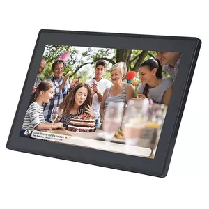 Braun Photo Technik DigiFrame 1518 WiFi digital photo frame Black 39.6 cm (15.6") Touchscreen Wi-Fi