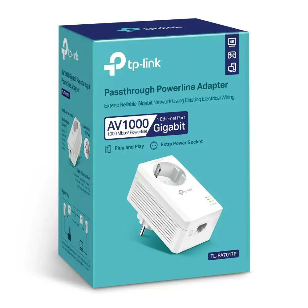 Адаптер PowerLine TP-Link TL-PA7017P Photo 3