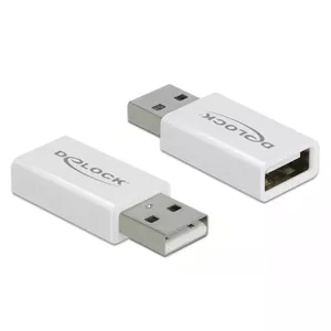 USB 2.0 Adapter DeLOCK 66530 Type-A Male to Female Data Blocker