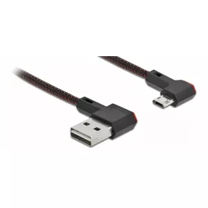 USB Cable DeLOCK EASY-USB 2.0 Type-A to Micro-B Male 1m Black