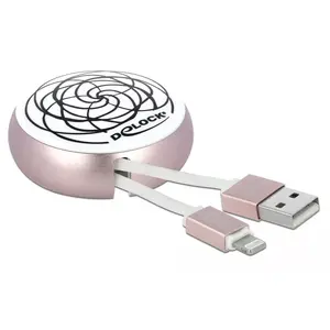 Выдвижной кабель DeLOCK USB 2.0 Type-A на Lightning 85817