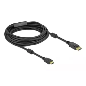 Active DisplayPort to HDMI Cable DeLOCK 85960 10m 4K 60Hz