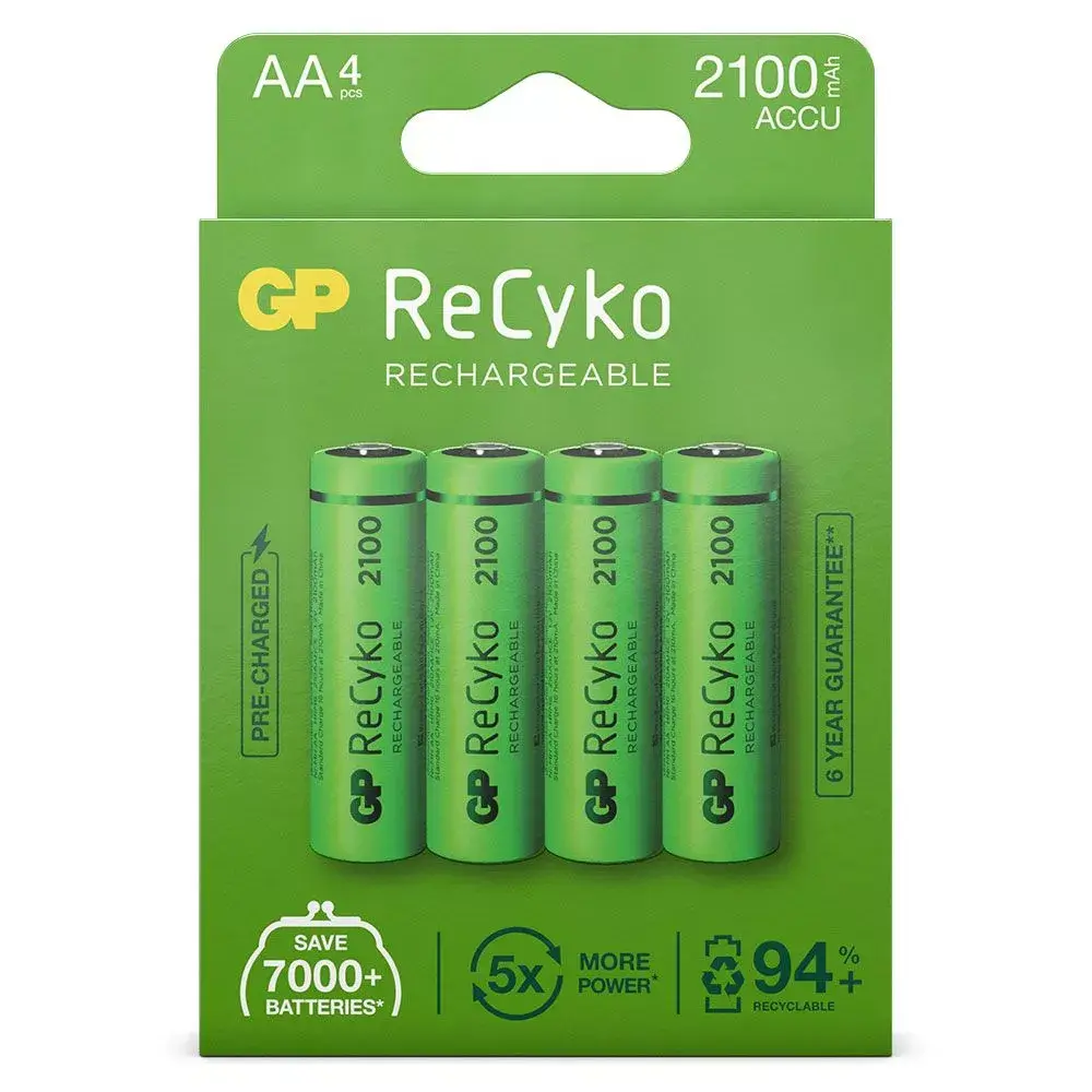 Аккумулятор GP Batteries ReCyko+ 2100mAh 4Stk. Photo 2
