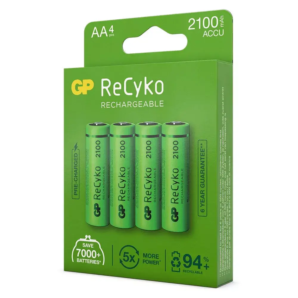 Аккумулятор GP Batteries ReCyko+ 2100mAh 4Stk. Photo 3