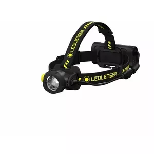 Headband flashlight Led Lenser H15R Work Black Yellow