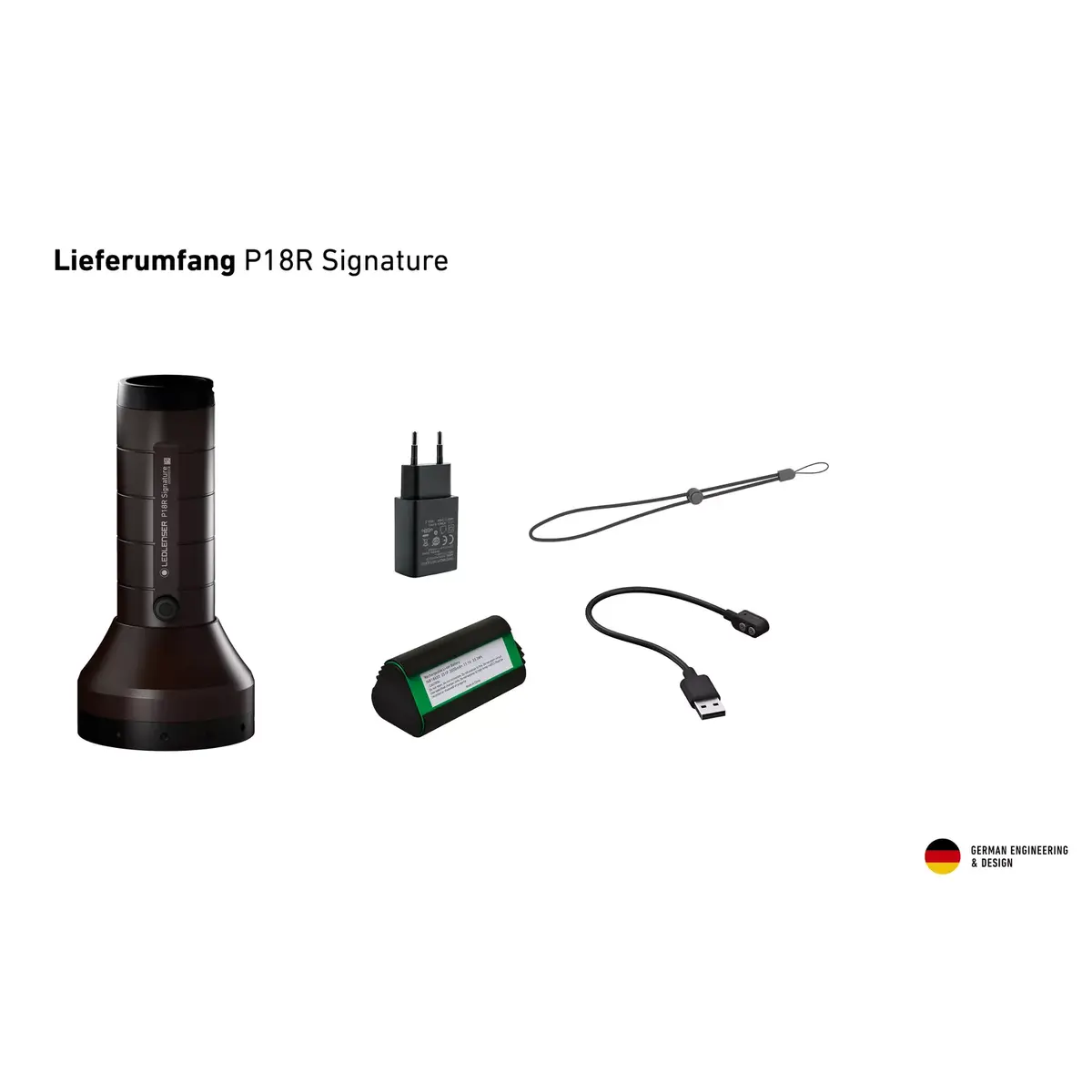 Ручной фонарик Ledlenser P18R Signature Photo 3
