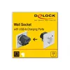 Розетка 2 x USB + CEE 7/3 DeLOCK 11473 Photo 4