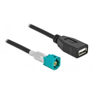 Кабель HSD Z male to USB 2.0 Type-A female 0.5 м DeLOCK
