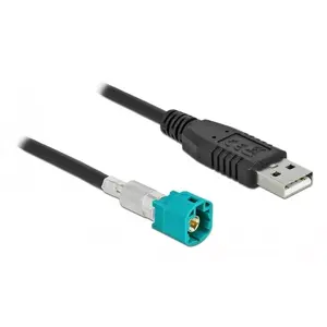 Кабель HSD Z male to USB 2.0 Type-A male 0.5 м DeLOCK