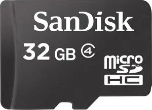 Flash memory SanDisk 32GB microSDHC Class 4 sdsdqm-032g-b35