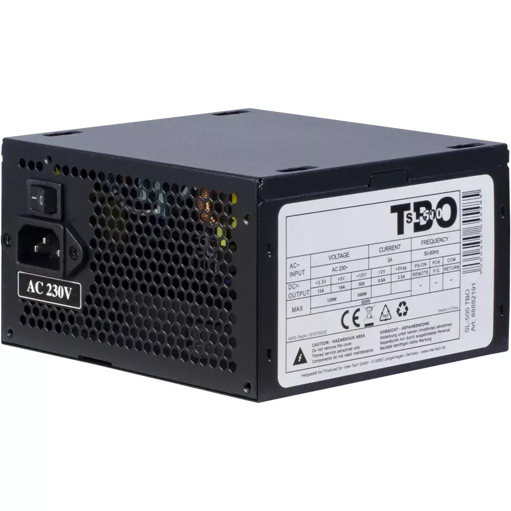 Блок питания Inter-Tech SL-500 TBO Photo 2