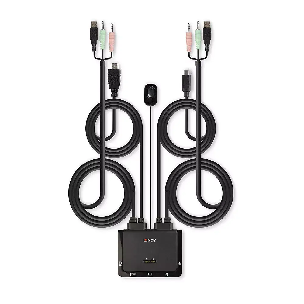 KVM переключатель 2 Port HDMI 18G Photo 2