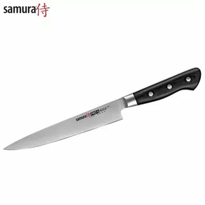 Универсальный нож для нарезки Samura PRO-S 200 мм, японская сталь AUS-8, 58 HRC