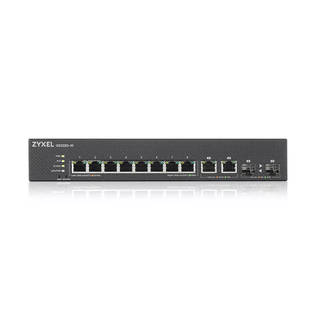 Управляемый коммутатор Zyxel GS2220-10-EU0101F Photo 2