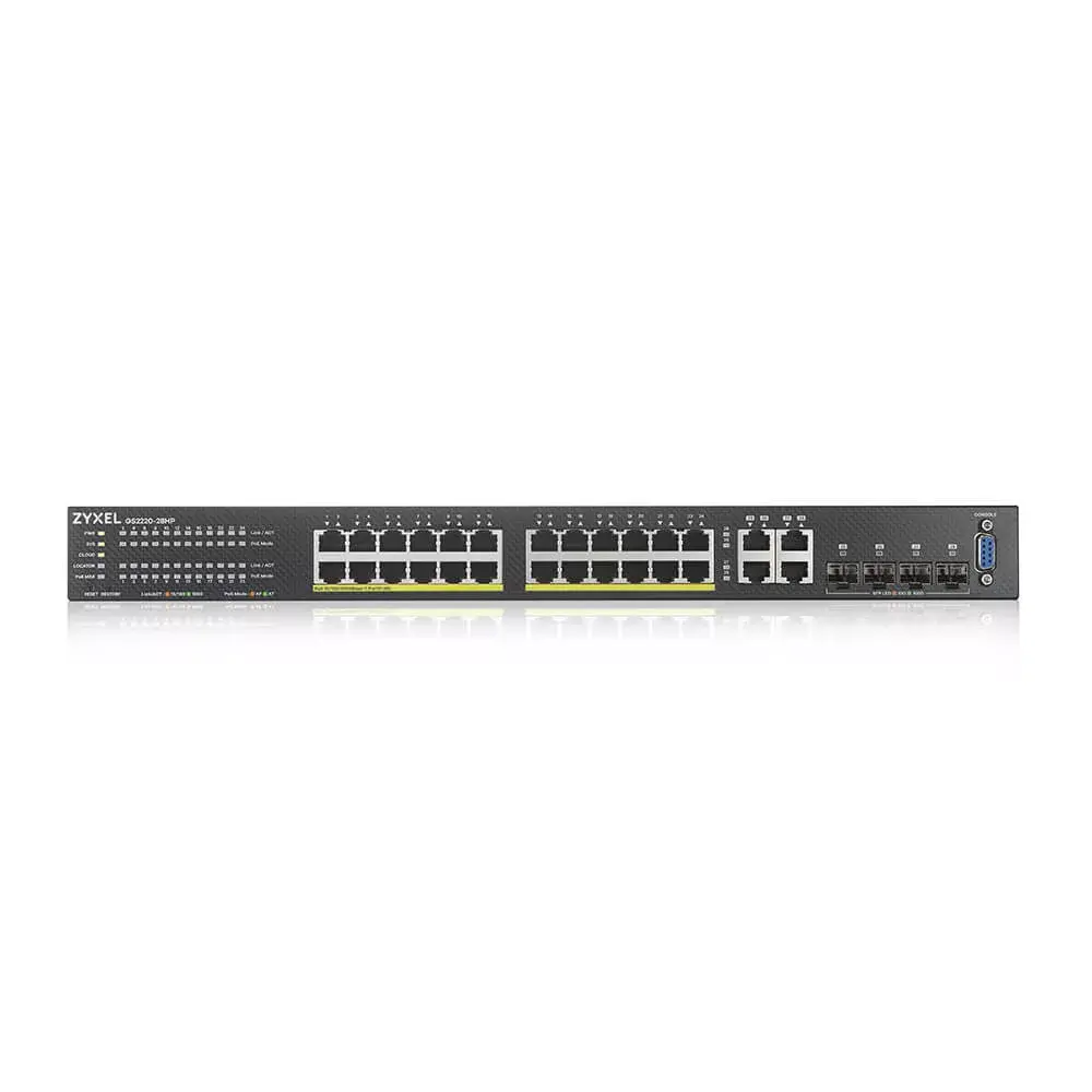 Управляемый L2 гигабитный Ethernet коммутатор Zyxel GS2220-28HP-EU0101F Photo 2
