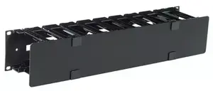 Горизонтальный кабельный органайзер APC AR8600, 2U, чёрный, 483×105×91 мм