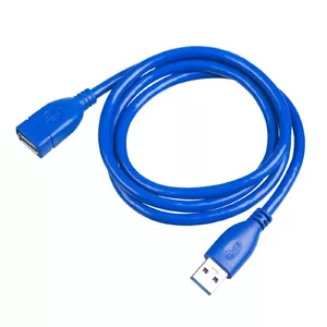 USB A to USB A cable Akyga AK-USB-28, USB 3.2 Gen 1 (3.1 Gen 1), 1 m, blue