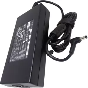 Power adapter MSI 180W model 77011237 with power cable, replacement charger for compatible laptops