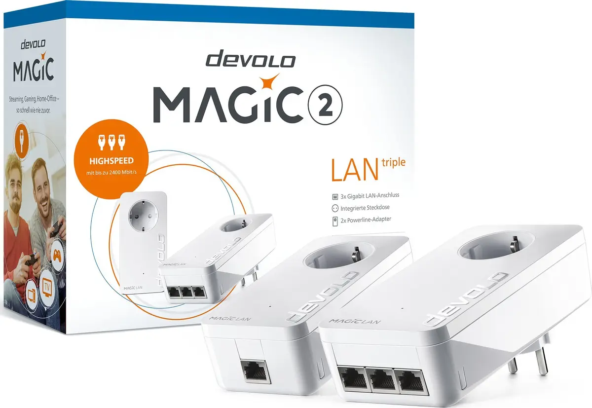 Devolo Magic 2 LAN triple komplekts Photo 4