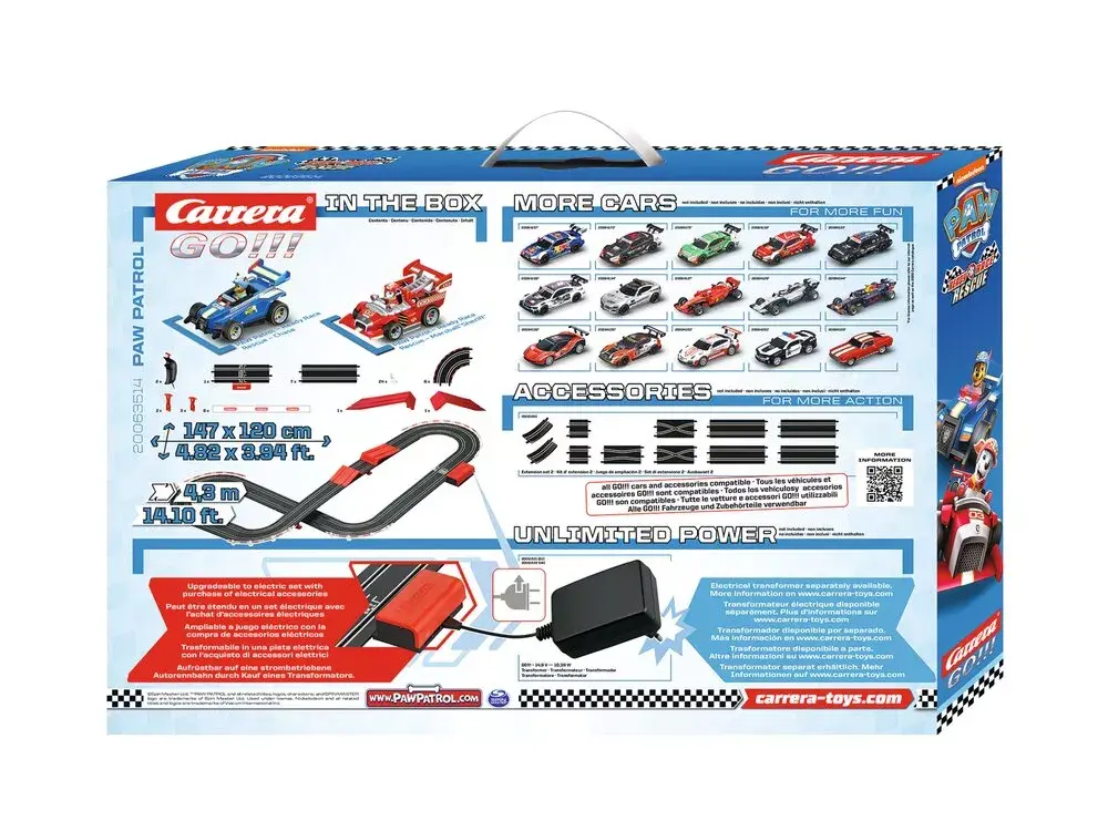 Набор гоночного автомобиля и трассы Carrera GO!!! PAW Patrol Ready Race & Rescue Photo 2