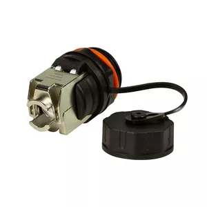 Проводной соединитель RJ-45 LogiLink NP0085 Черный