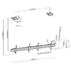 Dual Screen Ceiling Mount Equip 45"-55" Photo 5