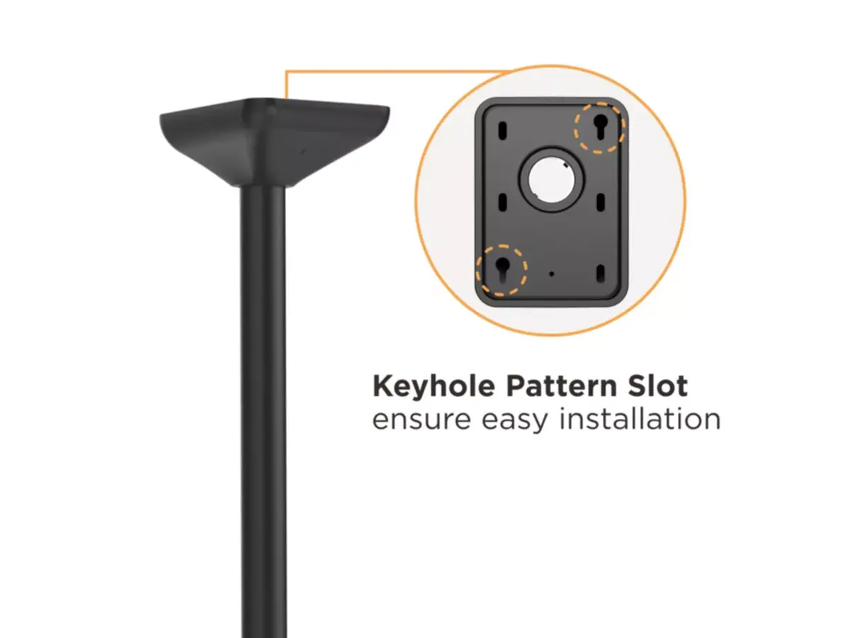 Dual Screen Ceiling Mount Equip 45"-55" Photo 8