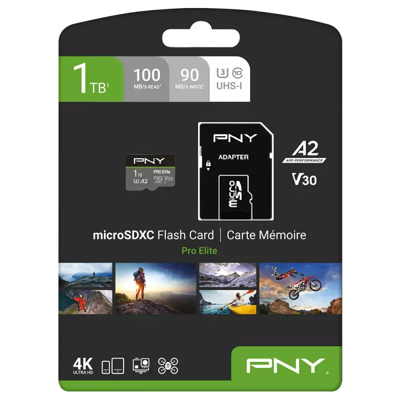 MicroSDXC PNY Pro Elite 1 TB Модель Photo 3