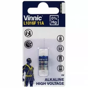 Alkaline 6V Battery Vinnic 11A — single piece