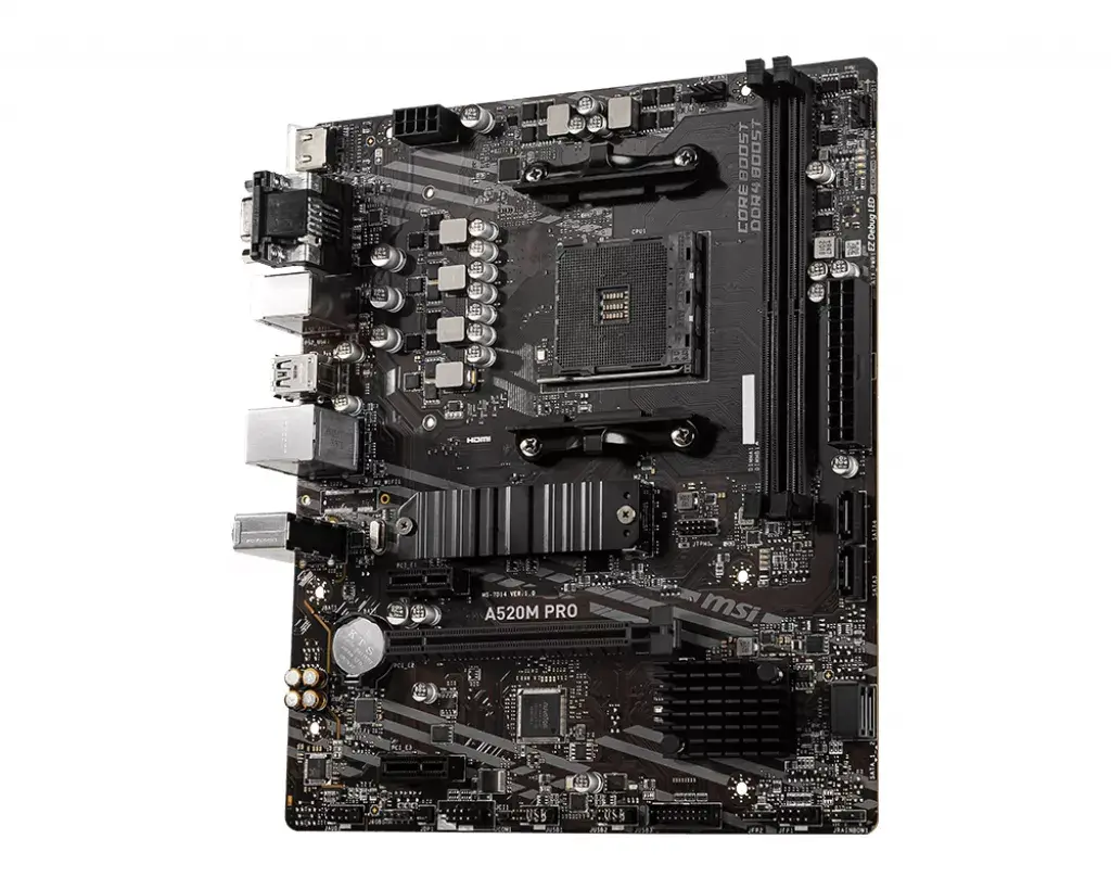 Pamatplate MSI A520M PRO, A520 Photo 2