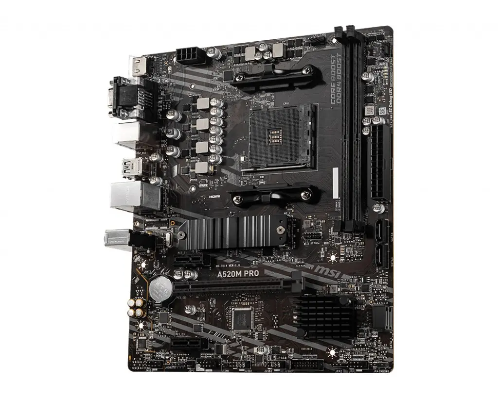 MSI A520M PRO Mātesplate AMD A520 AM4 Photo 9
