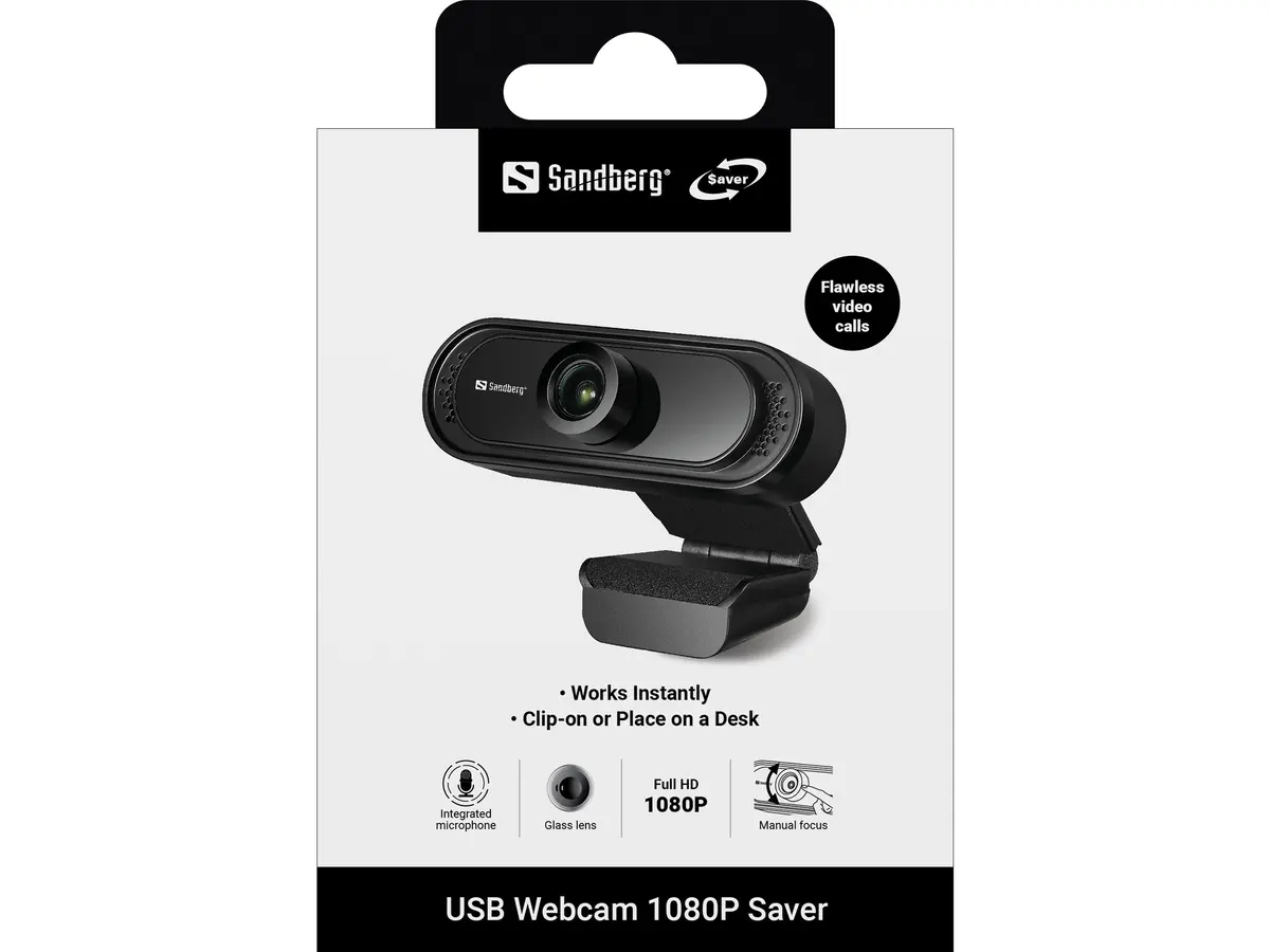 Sandberg USB Webcam 1080P Saver Full HD kamera Photo 5