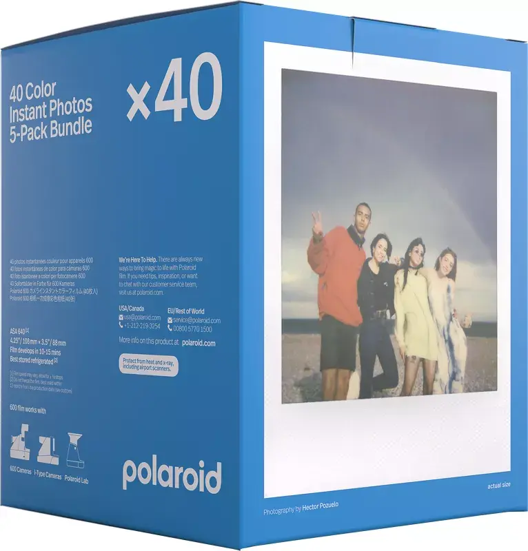 Krāsu filma 600 Polaroid 5-Pack Photo 4