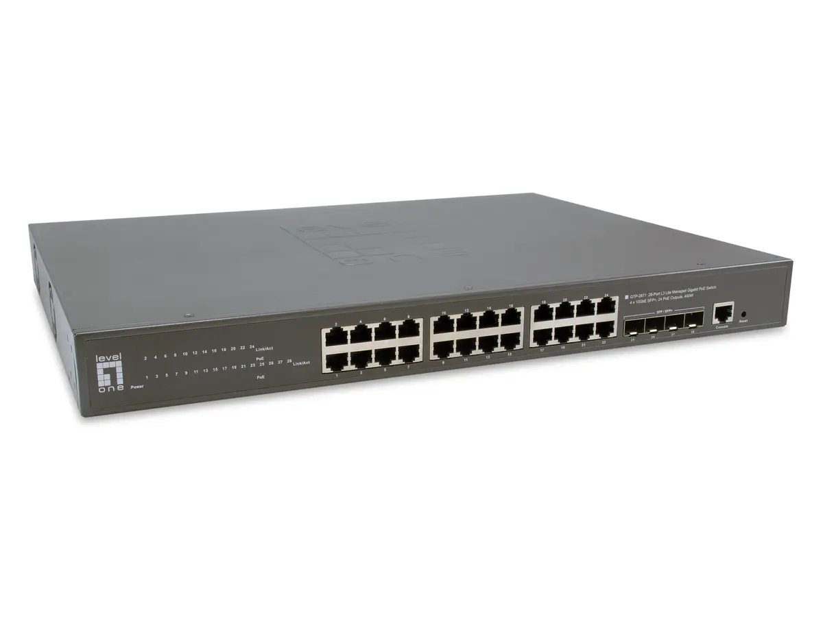 LevelOne GTP-2871 Managed L3 Gigabit Ethernet