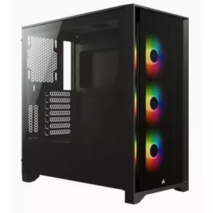 Corsair iCUE 4000X RGB Midi Tower Melns